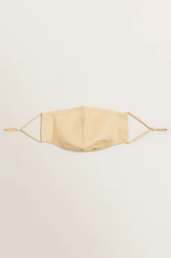 Seed Heritage Face Masks-Adjustable Linen Face Mask Fawn