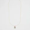 Seed Heritage Jewellery-Ainbow Diamante Initial Necklace R