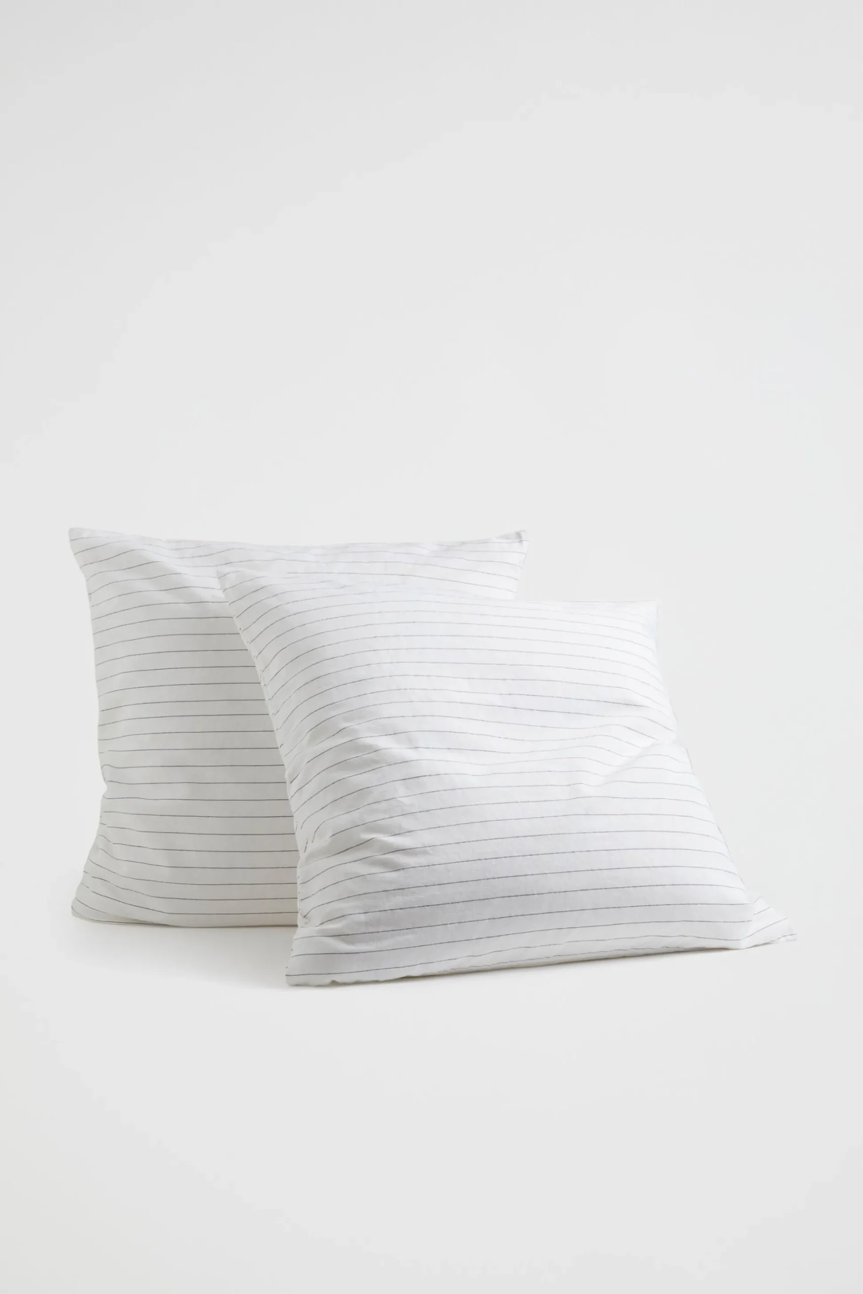 Seed Heritage Bedroom-Alba Euro Pillowcase Black Stripe