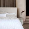 Seed Heritage Bedroom-Alba King Duvet Cover Black Stripe