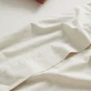 Seed Heritage Bedroom-Alba King Flat Sheet Flax Cross Dye