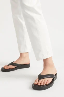 Seed Heritage Sandals & Thongs-Alex Flatform Sandal Black