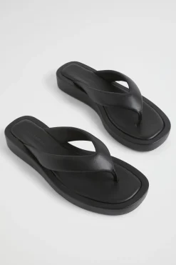 Seed Heritage Sandals & Thongs-Alex Flatform Sandal Black