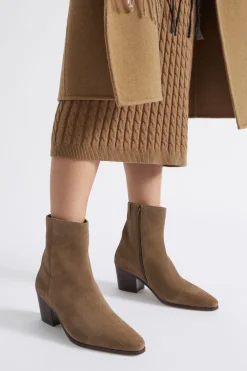 Seed Heritage Boots-Amber Ankle Boot Cashew Suede