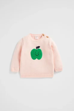 Seed Heritage Knitwear & Sweaters-Apple Face Knit Dusty Rose