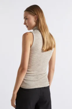 Seed Heritage Knitwear & Sweaters-Babywool Tank Light Storm Marle