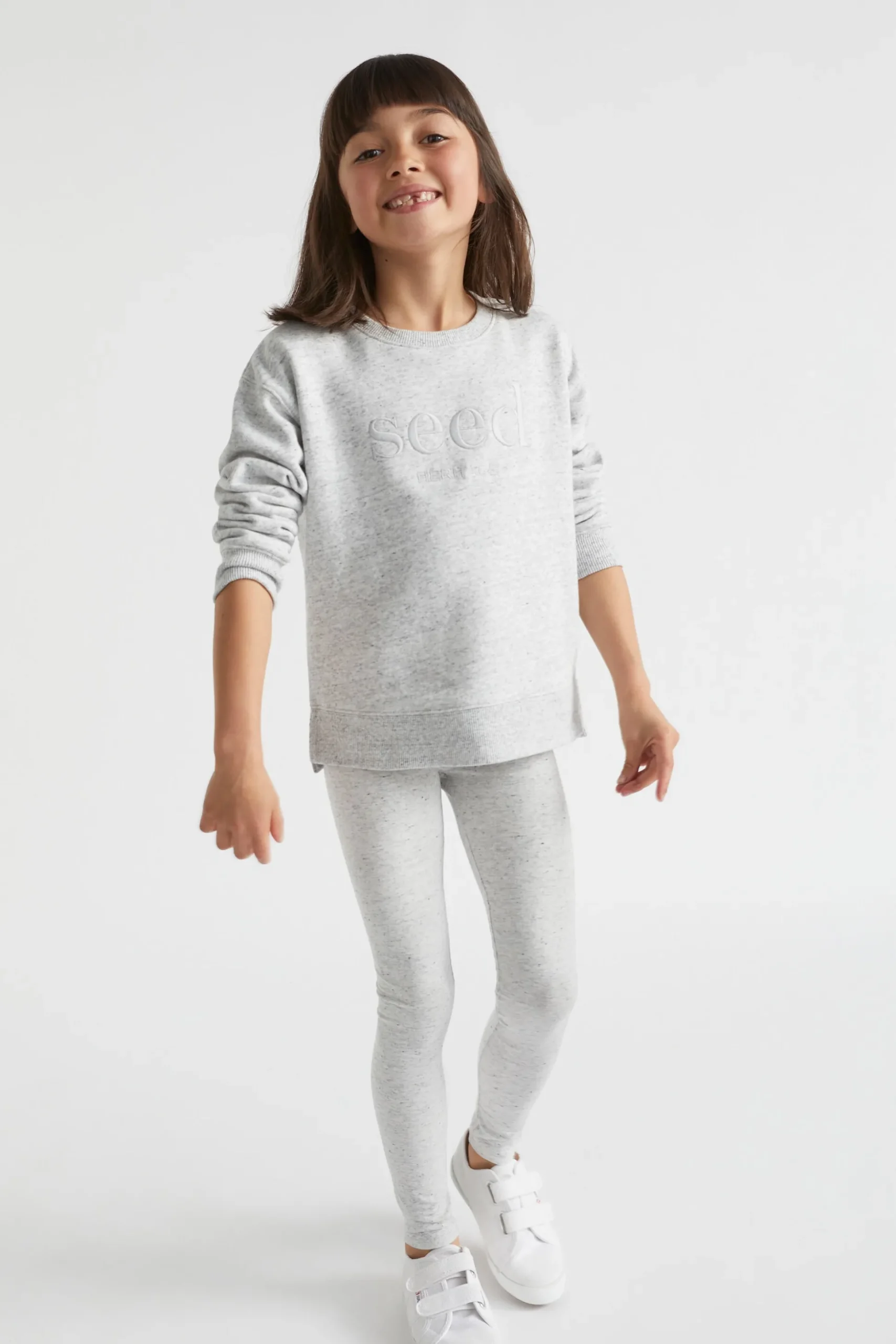 Seed Heritage Pants-Basic Legging Cloudy Marle