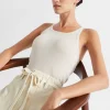 Seed Heritage T-Shirts & Tops-Basic Rib Tank Vanilla Cream