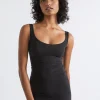 Seed Heritage Dresses-Basic Slip Dress Black