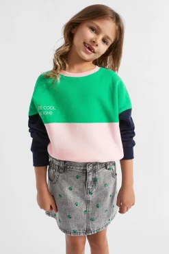 Seed Heritage T-Shirts & Tops-Be Cool Be Kind Sweat Pea Green