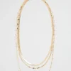 Seed Heritage Jewellery-Bead Dangle Necklace White