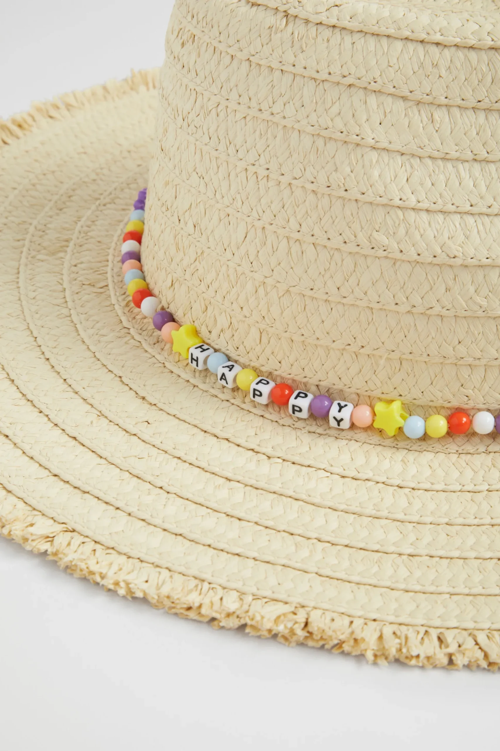 Seed Heritage Hats & Beanies & Caps-Beaded Frayed Edge Panama Multi