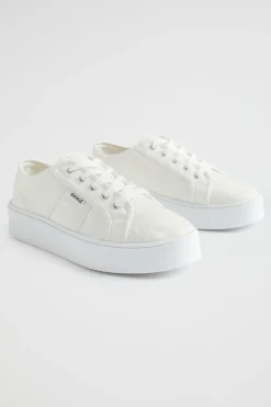 Seed Heritage Sneakers-Billie Flatform Sneaker White