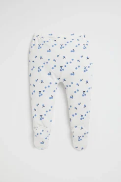 Seed Heritage Leggings & Pants-Blueberry Yardage Legging Snow Marle