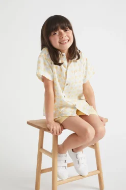 Seed Heritage T-Shirts & Tops-Boxy Linen Shirt Multi