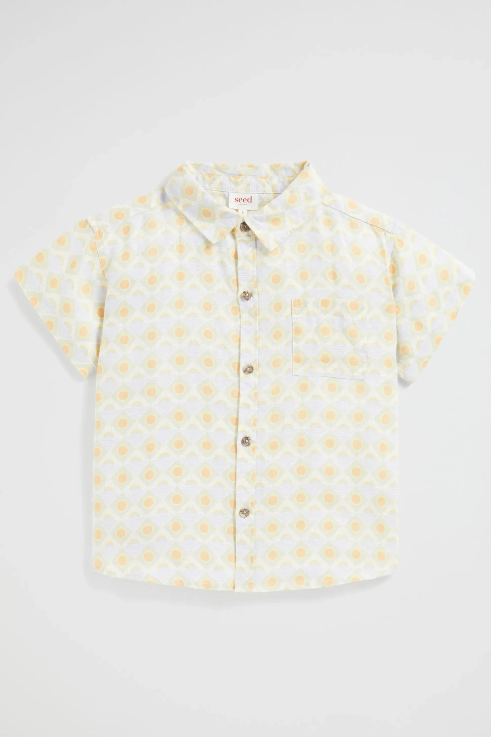 Seed Heritage T-Shirts & Tops-Boxy Linen Shirt Multi