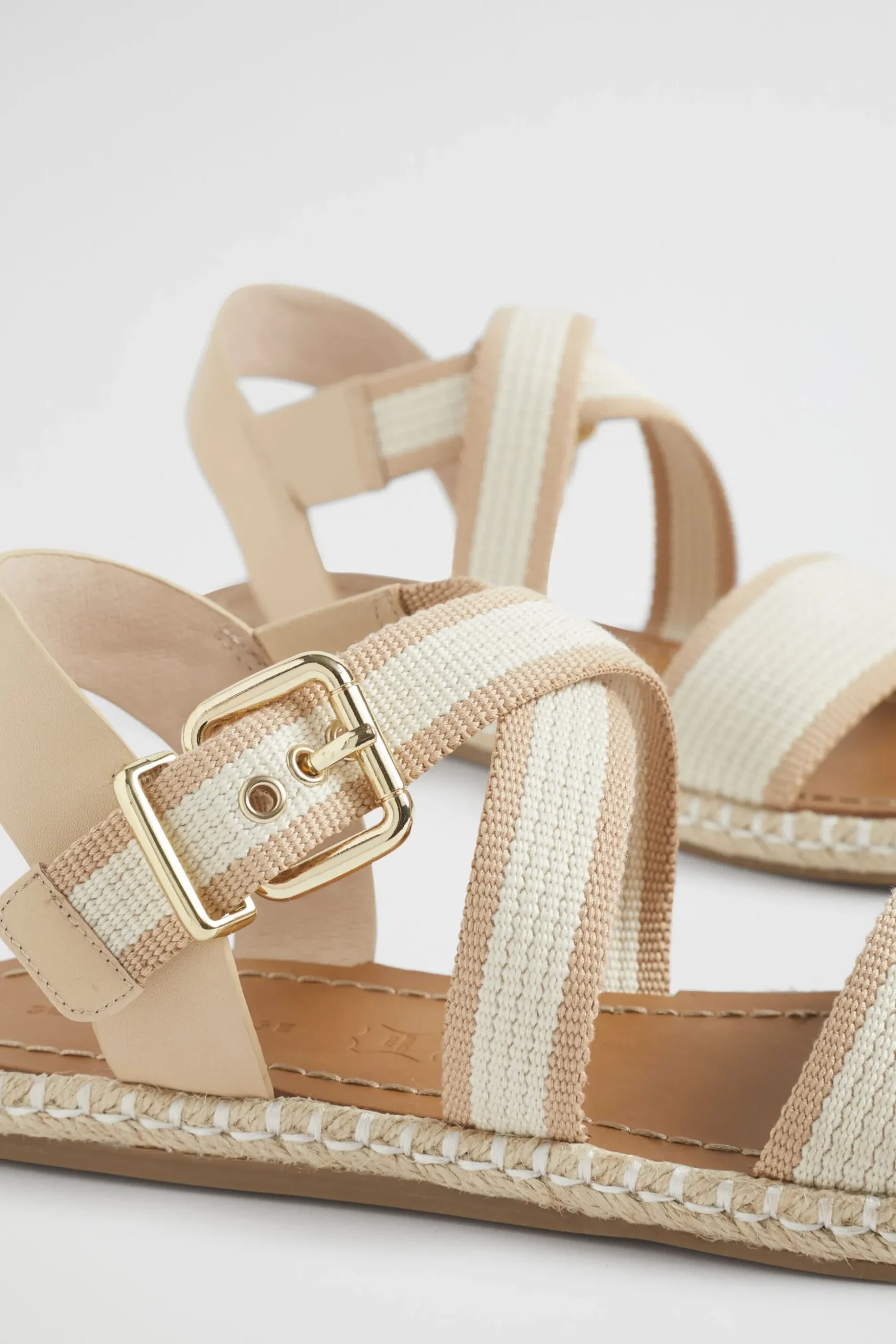 Seed Heritage Sandals & Thongs-Bree Woven Sandal Cream Nude