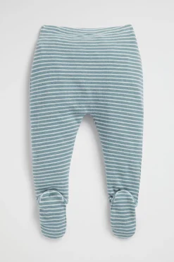 Seed Heritage Leggings & Pants-Brushed Stripe Legging Forest