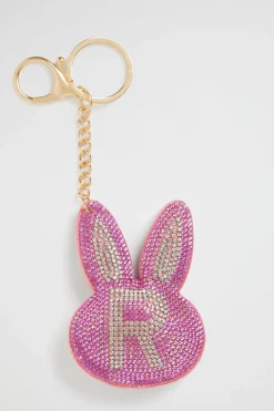 Seed Heritage Keyrings-Bunny Initial Keying R