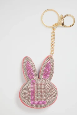 Seed Heritage Keyrings-Bunny Initia Keyring L