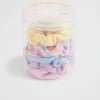 Seed Heritage Hair Accessories-Bunny Rainbow Scrunchie Pack Multi