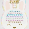 Seed Heritage Jewellery-Bunny Rainbow Stick On Earrings Multi