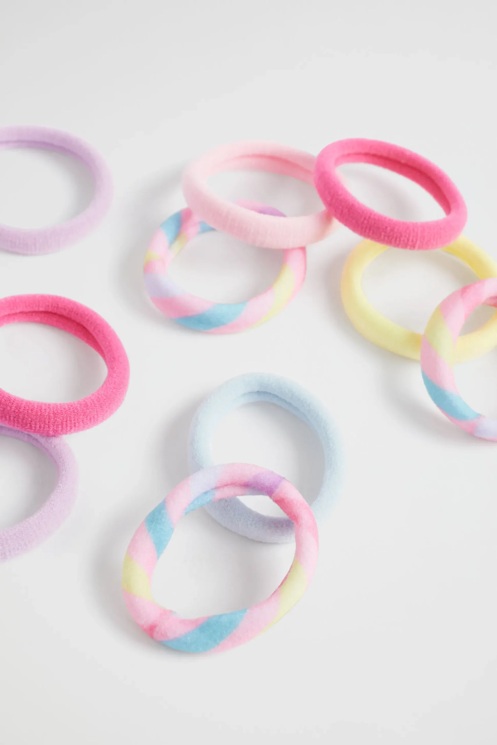 Seed Heritage Hair Accessories-Bunny Rainbow Super Hair Elastics Multi