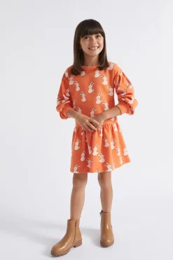 Seed Heritage Dresses-Bunny Yardage Dress Apricot