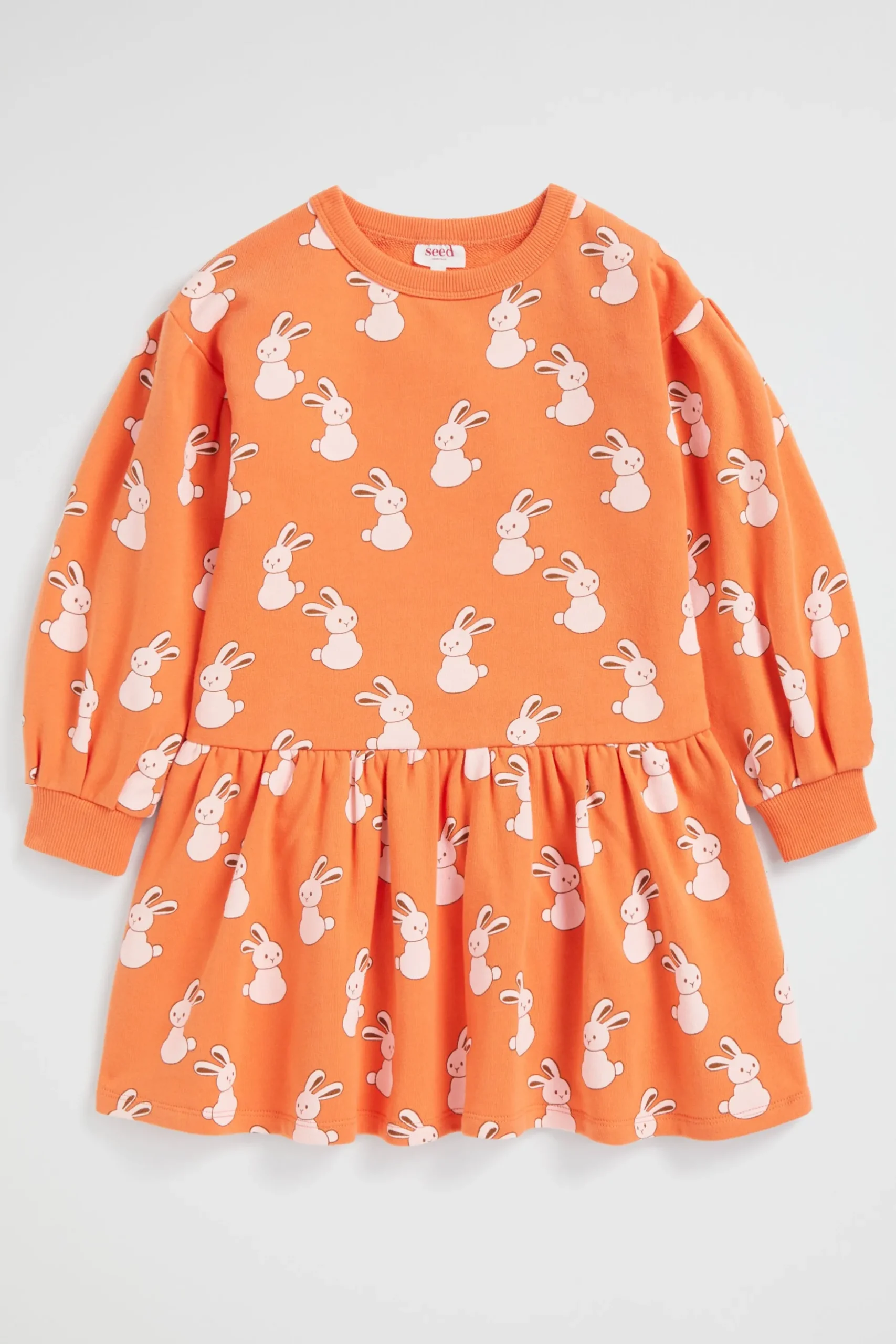 Seed Heritage Dresses-Bunny Yardage Dress Apricot