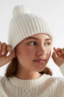 Seed Heritage Hats, Beanies & Caps-Cable Knit Beanie Canvas