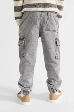 Seed Heritage Denim & Jeans-Cargo Jean Slate Wash