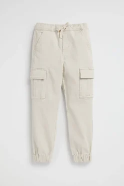 Seed Heritage Pants-Cargo Pant Ecru