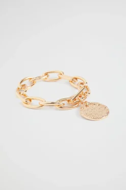 Seed Heritage Jewellery-Chain Charm Bracelet Gold