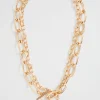 Seed Heritage Jewellery-Chain Charm Necklace Gold