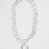 Seed Heritage Jewellery-Chain Link Necklace Silver