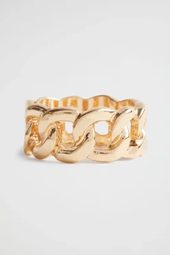 Seed Heritage Jewellery-Chain Ring Gold