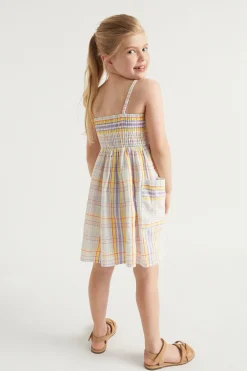 Seed Heritage Dresses-Check Dress Multi