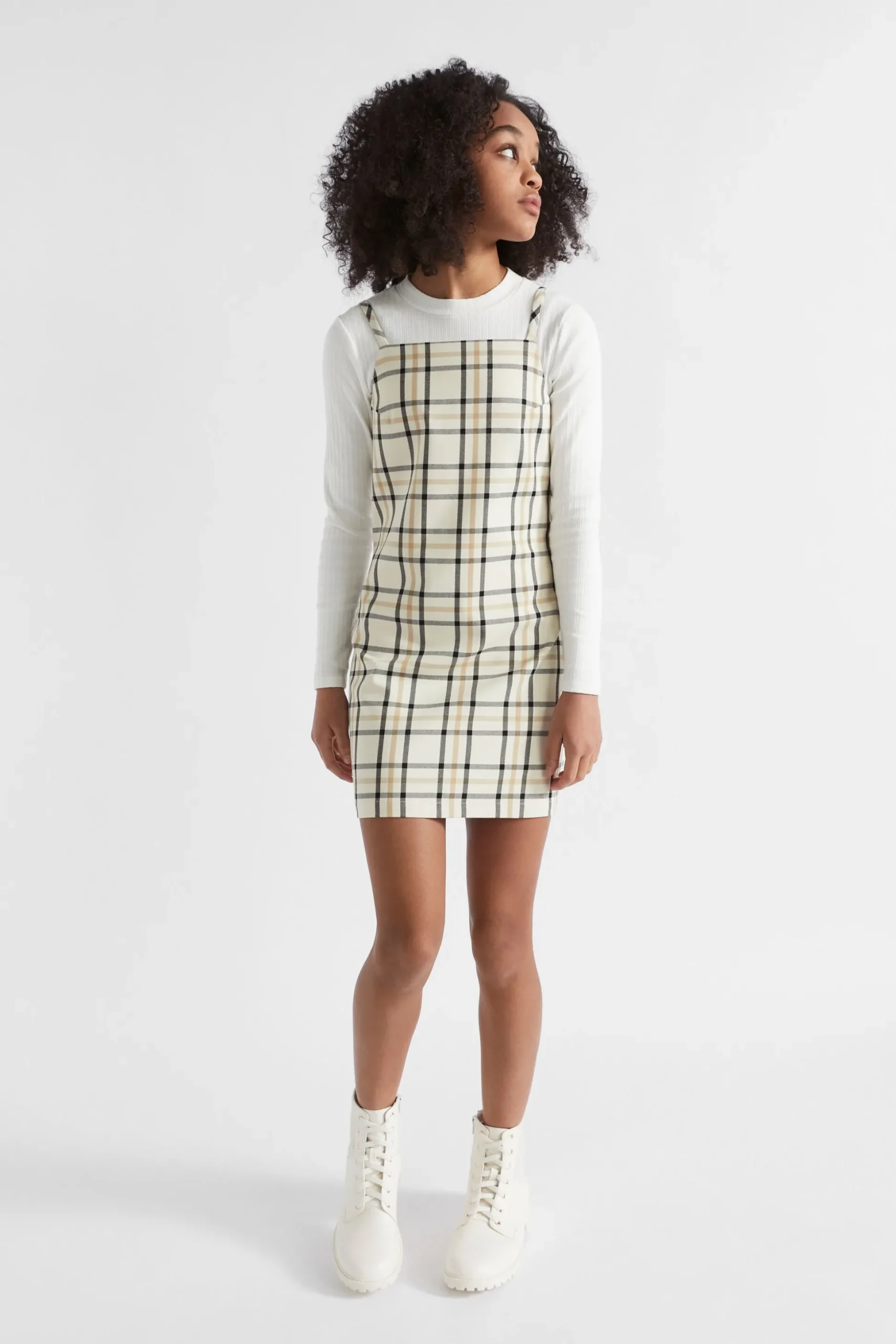 Seed Heritage Dresses-Check Dress Multi