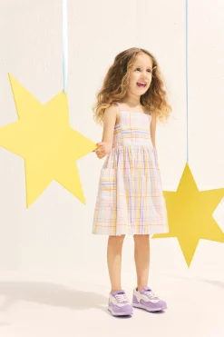 Seed Heritage Dresses-Check Dress Multi