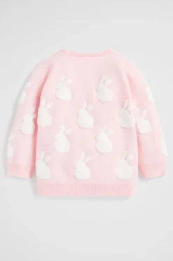 Seed Heritage T-Shirts & Tops-Chenille Bunny Sweat Dusty Rose