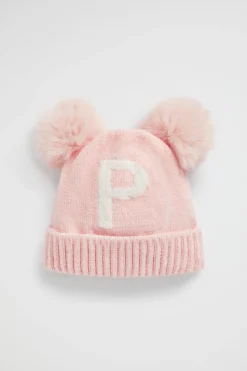 Seed Heritage Beanies-Chenille Initial Beanie P