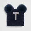Seed Heritage Beanies-Chenille Iniial Beanie T