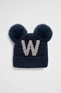 Seed Heritage Beanies-Chenille Initial Beanie W