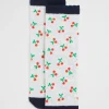 Seed Heritage Socks-Cherry Sock Grey Marle