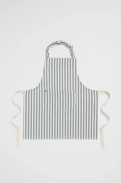 Seed Heritage Kitchen & Dining-Child Cotton Apron Eucalypt Stripe