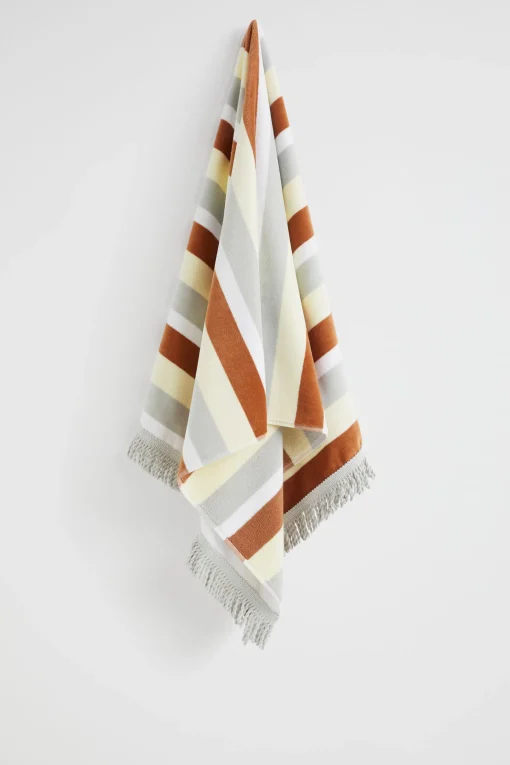 Seed Heritage Beach Towels-Child Stripe Beachtowel Multi