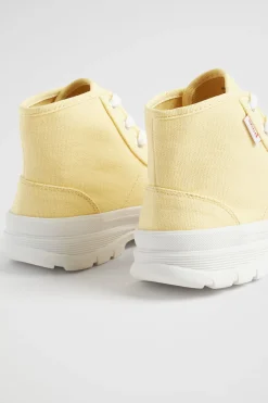Seed Heritage Boots-Chunky Sole Canvas High-Top Buttercup