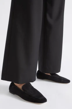 Seed Heritage Loafers-Claire Loafer Black Suede