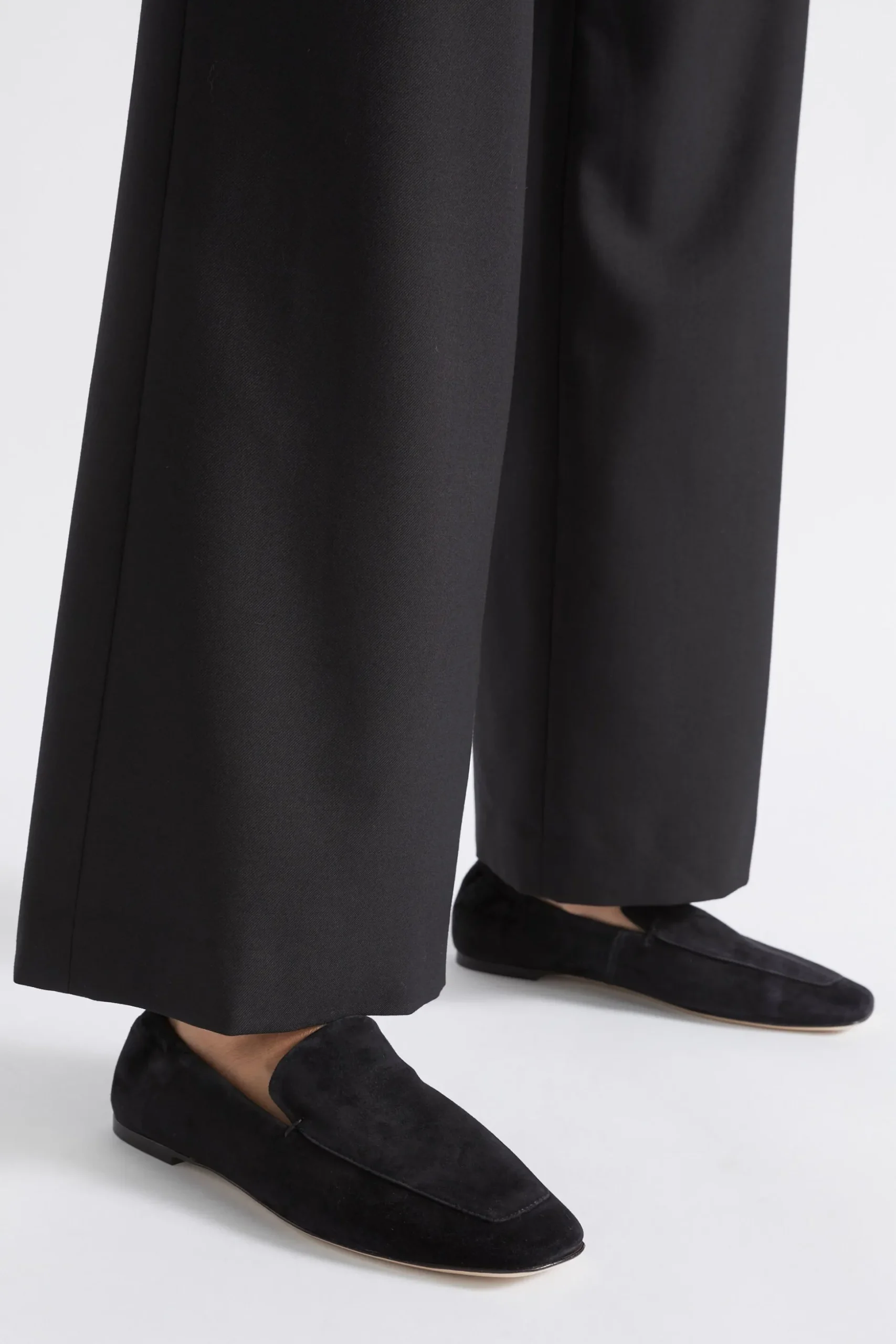 Seed Heritage Loafers-Claire Loafer Black Suede
