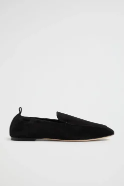 Seed Heritage Loafers-Claire Loafer Black Suede